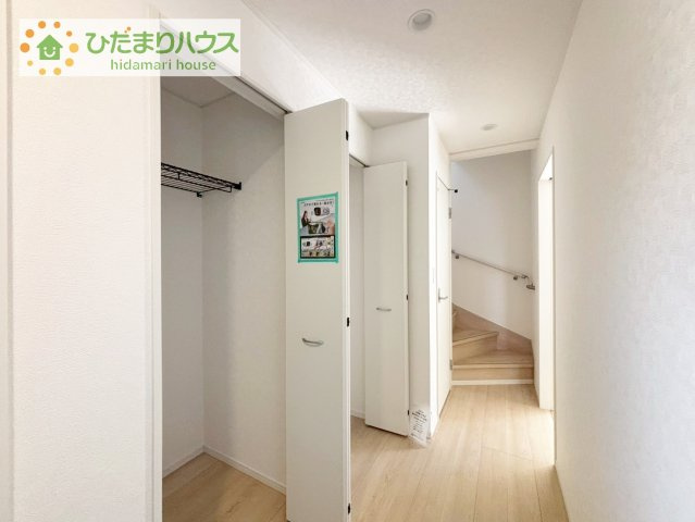 【収納】 | つくば市森の里第7　新築戸建 | 空間を有効活用したホール収納(*^-^*)