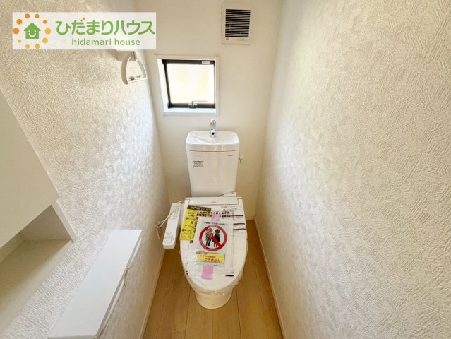 【トイレ】 | つくば市森の里第7　新築戸建 | 1・2階にトイレあり。階段を降りなくてもいいので、高齢者の方も優しい☆彡
