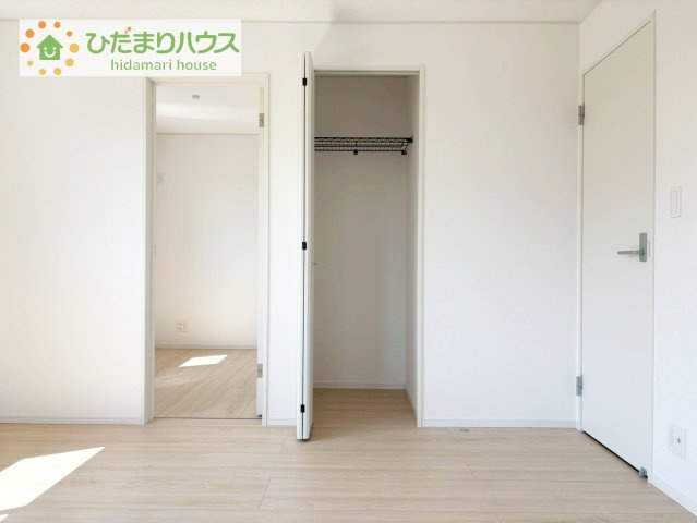 【収納】 | つくば市森の里第7　新築戸建 | 全室にクローゼットが付いていて、お部屋の住空間もスッキリ広々使えそうです(^^)
