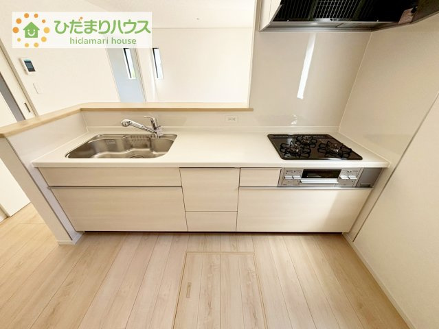 【キッチン】 | つくば市森の里第7　新築戸建 | ご家族と会話しながら、お料理だって出来ちゃいます☆彡