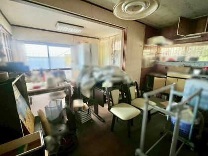 【眺望良好☆】高知市重倉　中古一戸建てのキッチン|家族の会話が弾むダイニング。お好みの空間への作り替えも◎