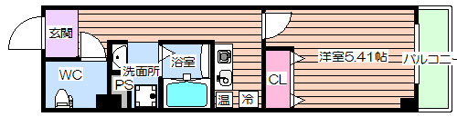【間取り】 | みおつくし江戸堀