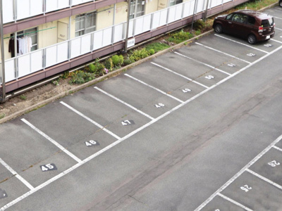 【駐車場】 | ビレッジハウス厨川3号棟
