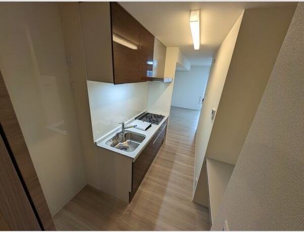 D-ROOM茜部中島　A棟のキッチン