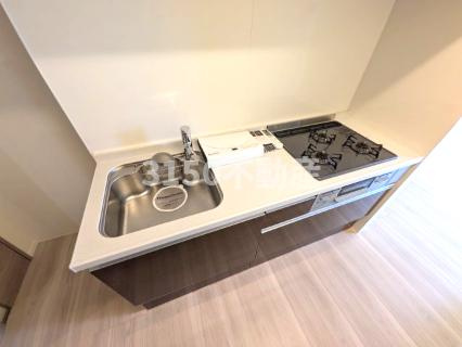 D-ROOM茜部中島　A棟のキッチン