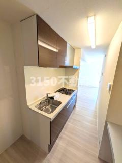 D-ROOM茜部中島　A棟のキッチン