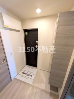 D-ROOM茜部中島　A棟の玄関