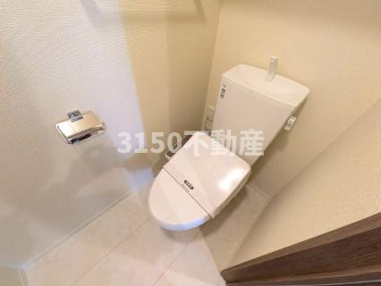 D-ROOM茜部中島　A棟のトイレ