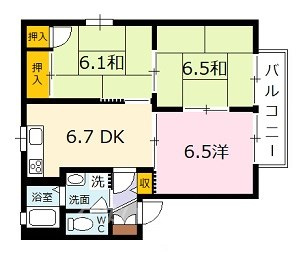 エモーション　Ｂ棟の間取り