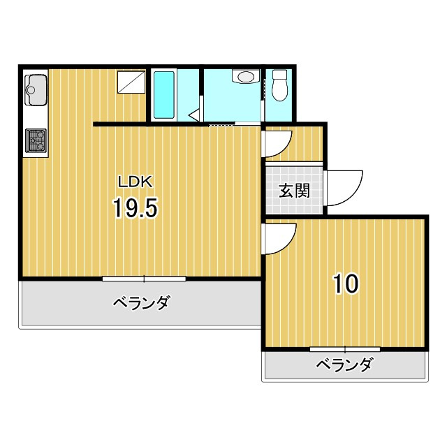宝嶺パレスの間取り