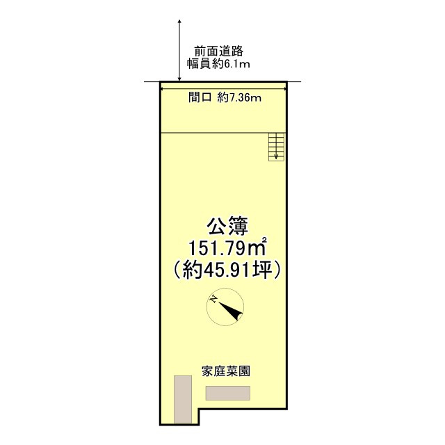 鷹峯光悦町 建築条件付土地 Aの土地図