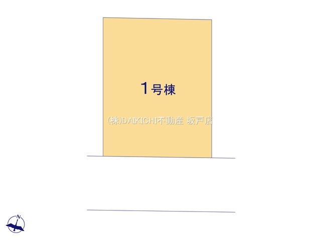 【区画図】 | 坂戸市鶴舞2丁目5期　ブルーミングガーデン　新築戸建　全1棟　1号棟