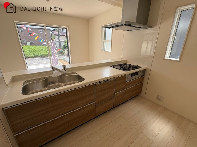 【キッチン】 | 坂戸市鶴舞2丁目5期　ブルーミングガーデン　新築戸建　全1棟　1号棟
