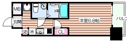 【間取り】 | SERENiTＥ福島scelto