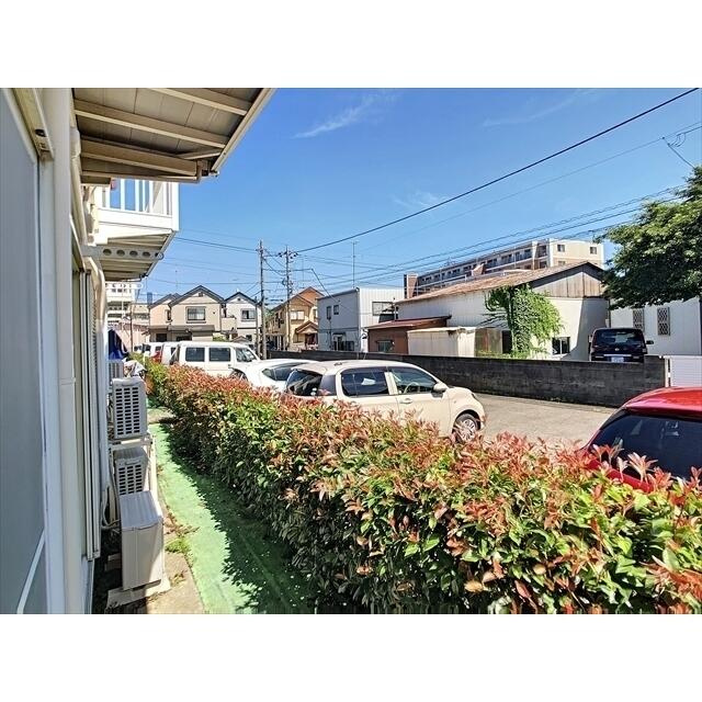 洗濯物の外干しもできます