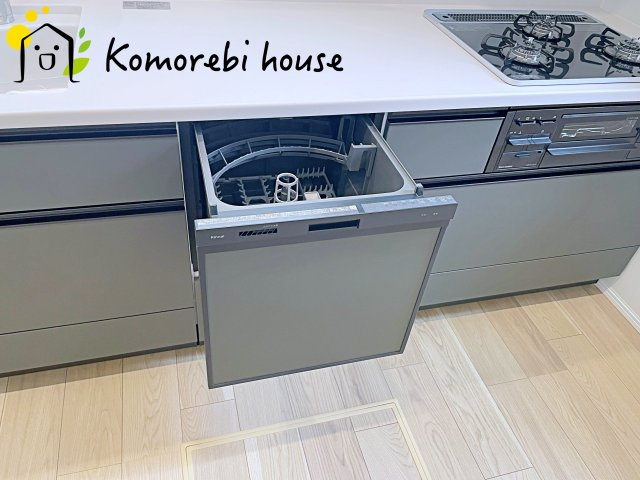 大宮南中丸　新築一戸建て　グリーンガーデン　Aのキッチン|26.4.6撮影済み