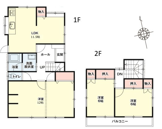 【間取り】 | 加須市礼羽　中古住宅  
