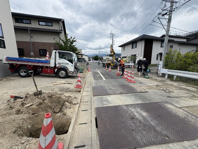 【その他】 | 福岡市早良区次郎丸4丁目2期　1号棟（全3棟）【仲介手数料無料・0円】 | 現地写真。前面道路です。