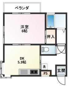 シャトリエⅠの間取り