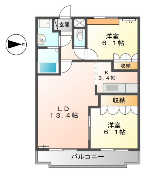ウィンズパレス雅の間取り
