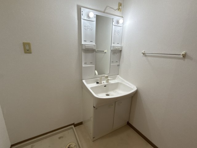 レフィナード阿成の洗面所