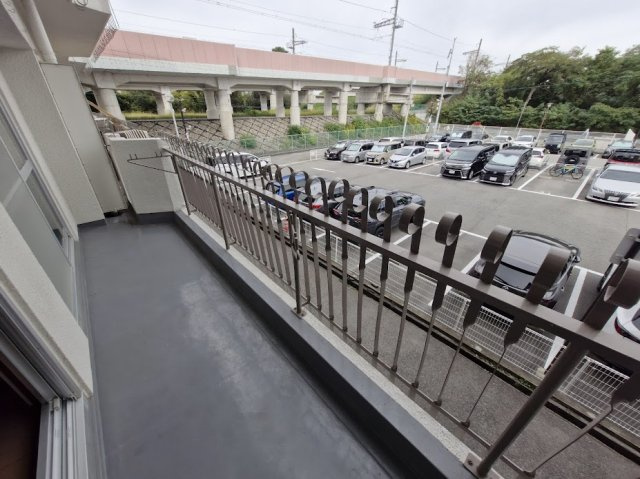 甲子園一番館のバルコニー