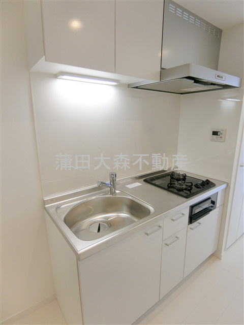 フォーラム大森北のキッチン|2口ガスグリル付システムキッチン