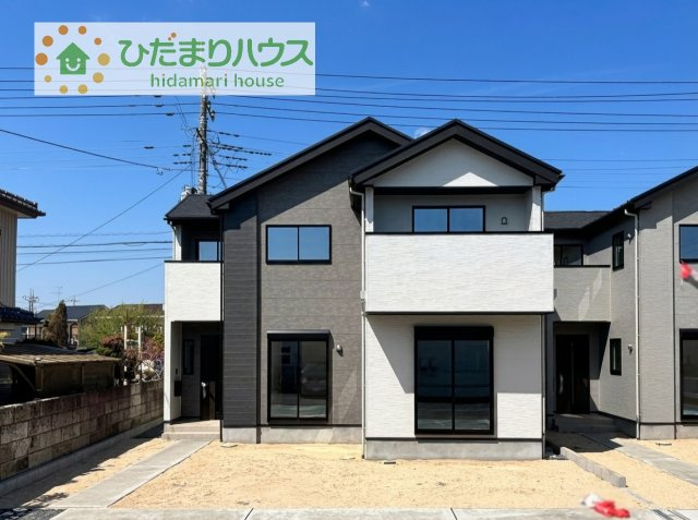 【外観】 | 取手市本郷2期　新築戸建　1号棟 | 小中学校まで、それぞれ徒歩10分圏内！子育て環境良好です(^^)/