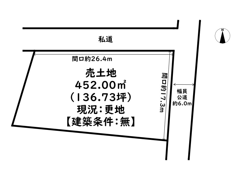 たつの市御津町苅屋/売土地の土地図