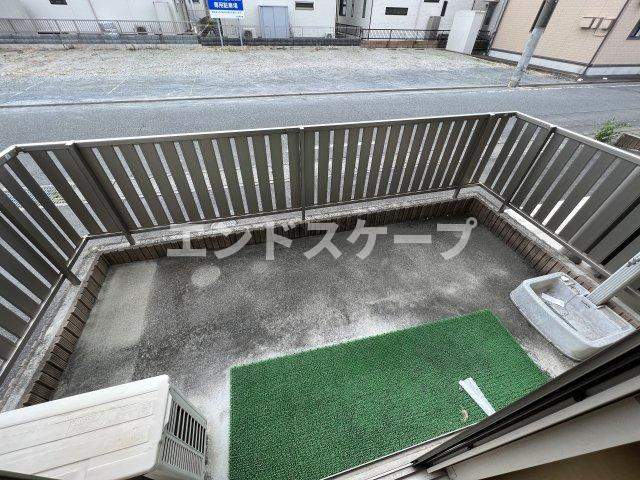 ブライトガーデン　Ａのバルコニー|高崎、前橋エリアのお部屋探しはエンドスケープまで！お客様の理想お聞かせ下さい♪