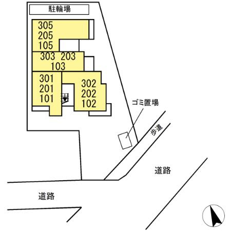 D'Bless 狛江の区画図