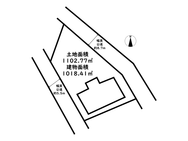 たつの市御津町岩見/店舗の区画図