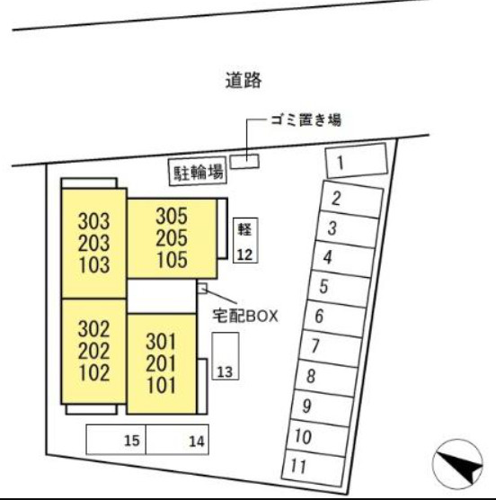 PREMILIFE羽屋の駐車場