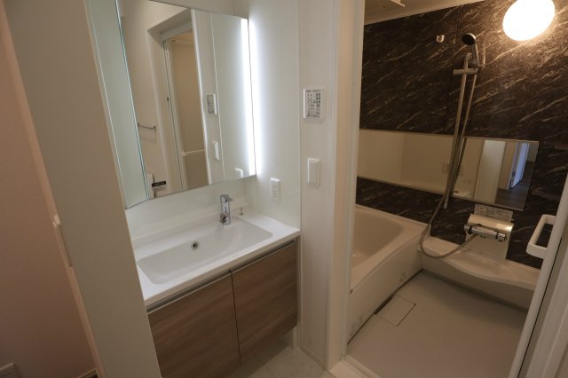 フレシールの洗面所|広い洗面スペース