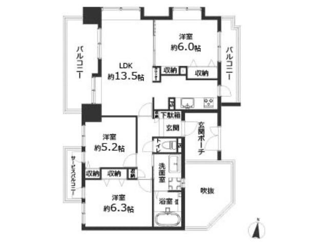 ローヤルシティ川越の間取り