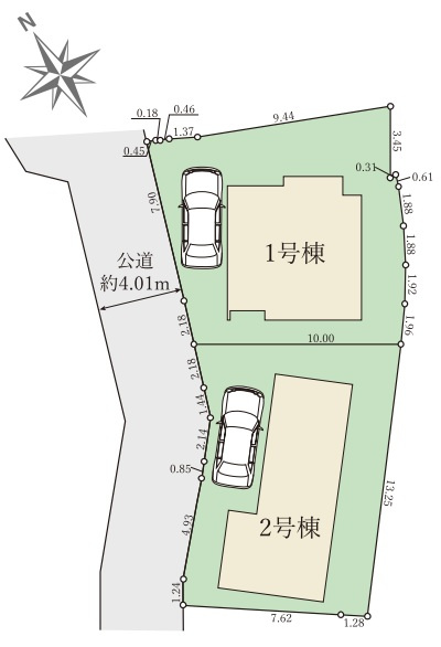 神戸市垂水区歌敷山4丁目の区画図