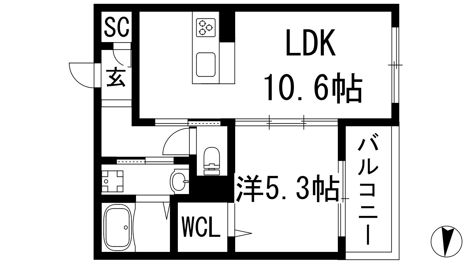 ワイズコートの間取り