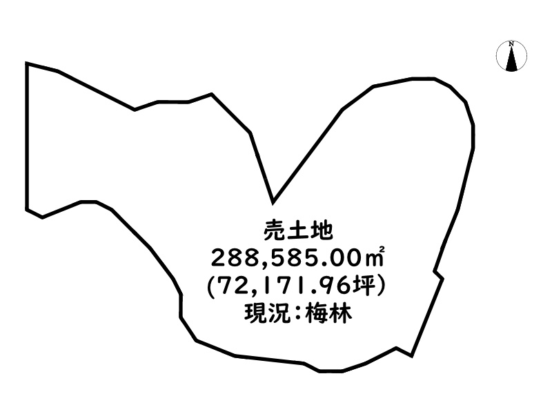 たつの市御津町黒崎/売土地の土地図