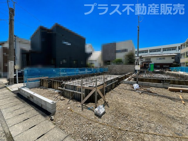 【外観】 | 福岡市早良区次郎丸4丁目1期　1号棟（全3棟）【仲介手数料無料・0円】 | 建築中の物件は、お近くのモデルハウスも一緒にご覧頂けます。