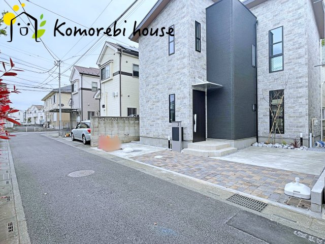 大宮大和田　2期　新築一戸建て　グリーンガーデン　01の前面道路含む現地写真|前面道路含む現地写真です