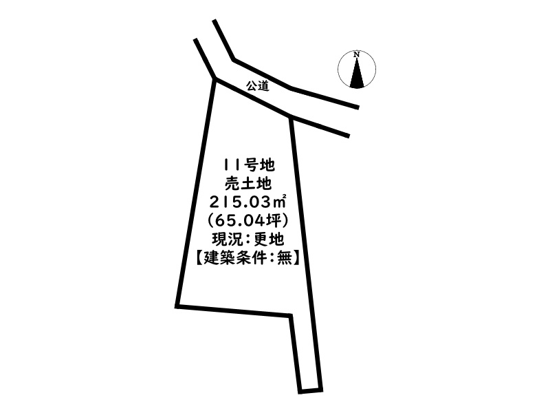 たつの市誉田町福田/売土地の土地図
