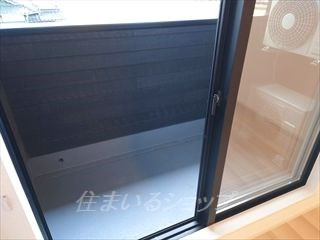 安芸高田市吉田町常友のアパートのバルコニー
