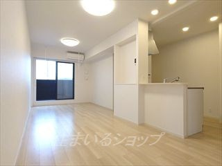 安芸高田市吉田町常友のアパートの居間・リビング|エアコン付き