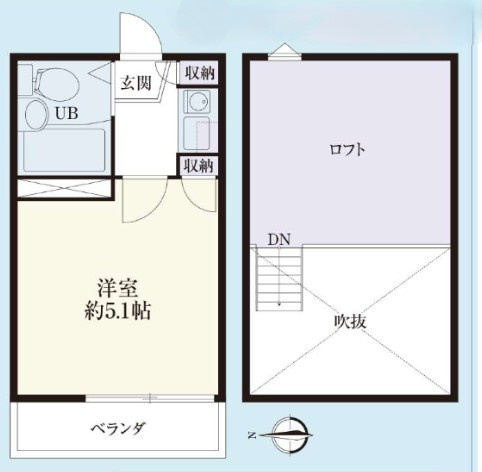 東小金井栄ハイムの間取り