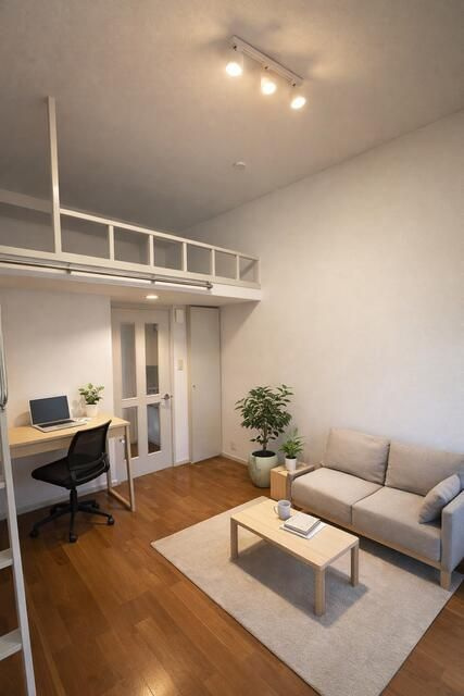 東小金井栄ハイムの居間・リビング|※家具家電は付帯しておりません