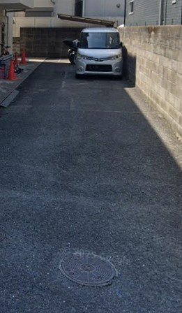 田中マンションの駐車場