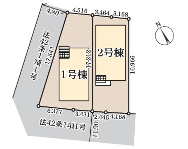 千葉市若葉区千城台東１丁目第２の区画図