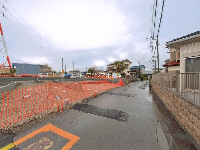 入間市小谷田2丁目・全4棟　新築一戸建　2号棟の前面道路含む現地写真|2026年4月2日撮影