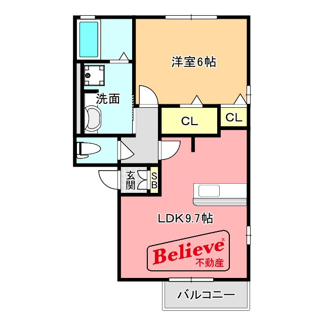 ランプロンの間取り|使い勝手の良い間取りです♪