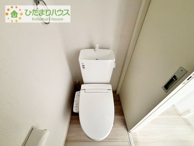 【トイレ】 | 取手市本郷2期　新築戸建　2号棟 | トイレは1F、2F共に完備！取り合いになることがありませんね(^^)/